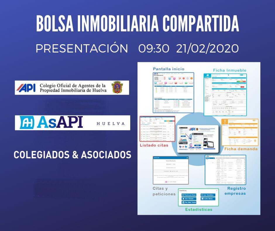 PRESENTACION BOLSA INMOBILIARIA COMPARTIDA COAPI Y ASAPI HUELVA